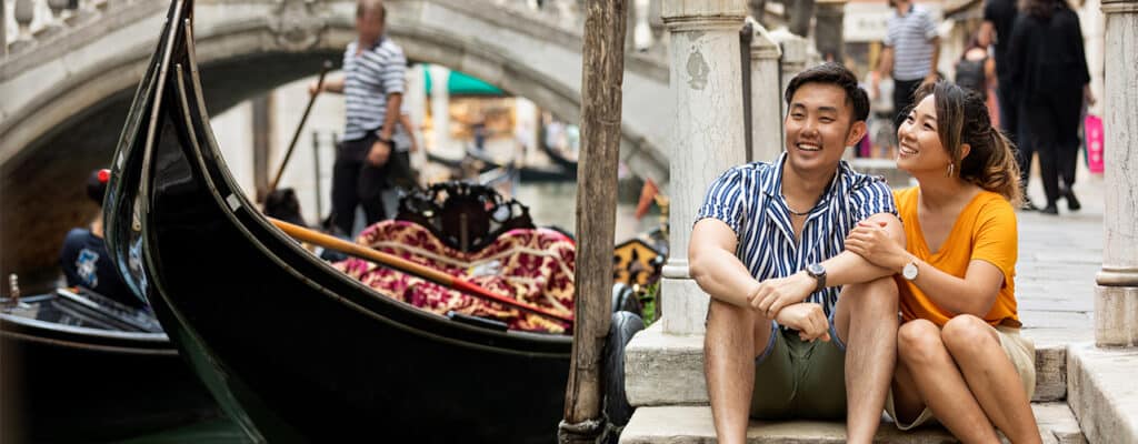 couple in venice