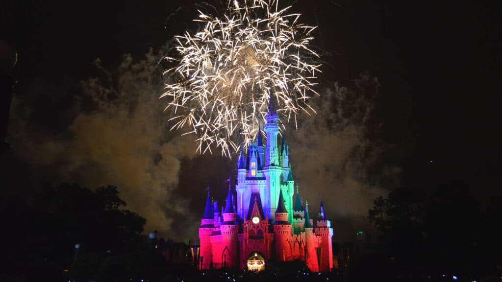 fireworks at Disney World
