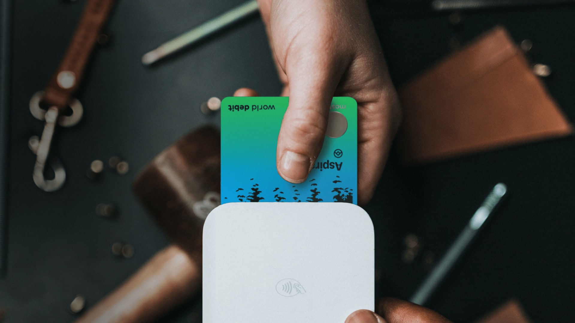 Aspiration debit card