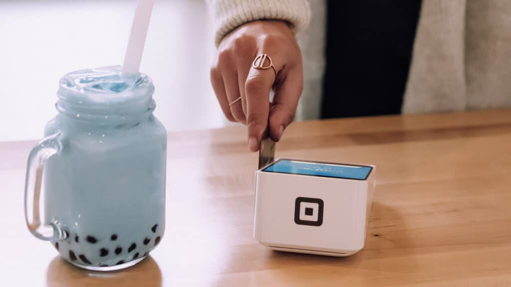 buying Bubble Tea with credit card