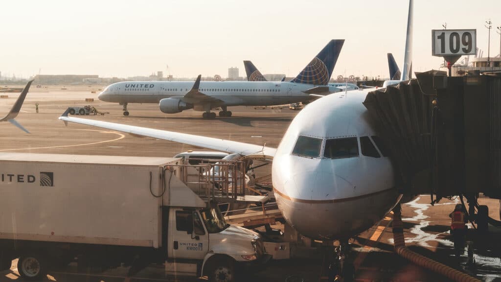 United hub in Newark