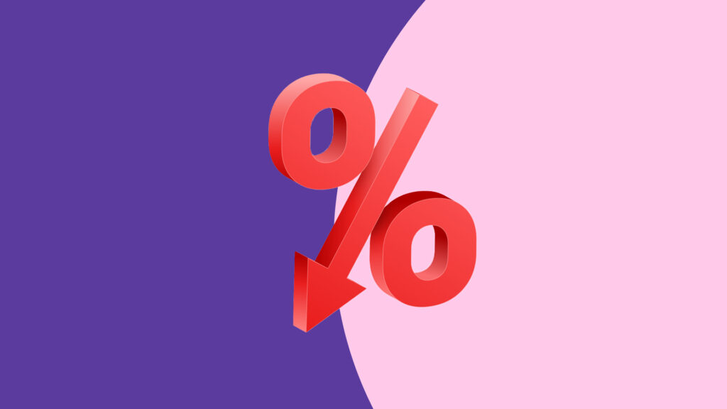 interest rate sign
