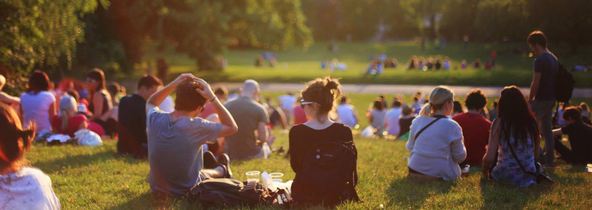 millennials at park