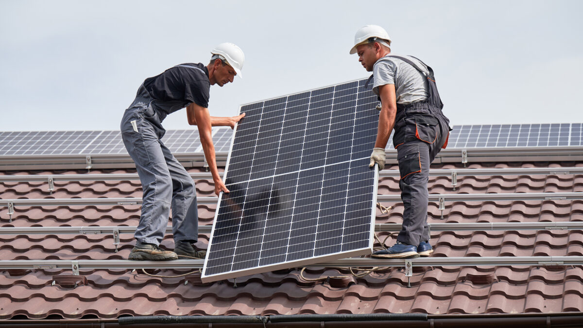 solar panel installation
