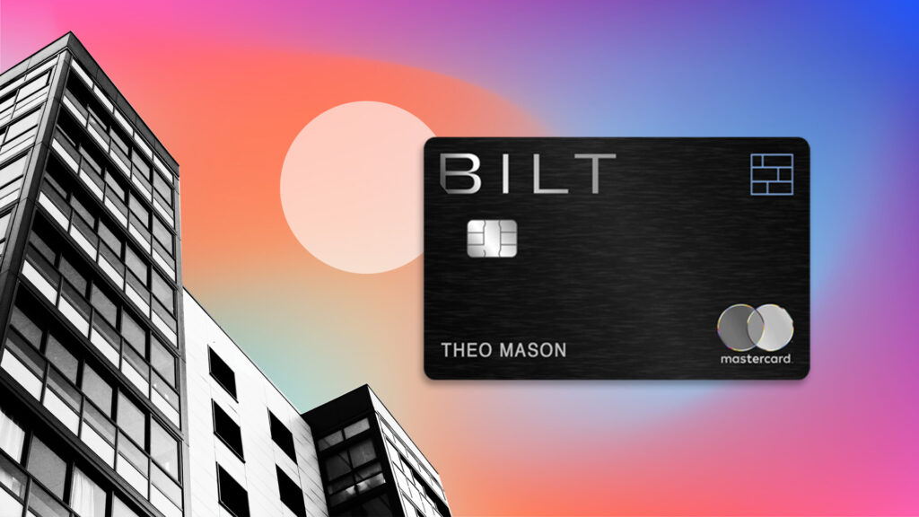 Bilt card and apartment building