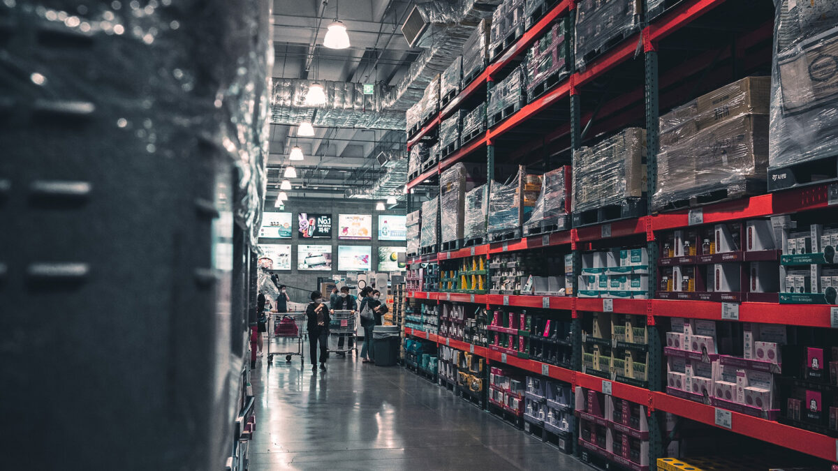shopping at costco